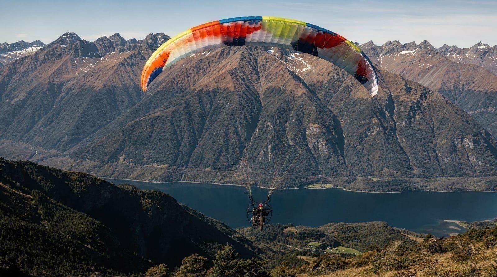 Parapente e asa delta em Queenstown